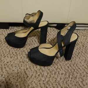 Denim material Michael Kors Platforms